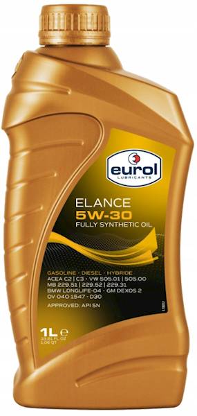 OLEJ EUROL ELANCE 5W30 1L