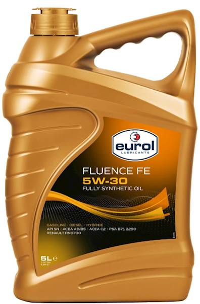 OLEJ EUROL FLUENCE FE 5W30 5L
API: SN, ACEA: C2(2012),A1/B1,A5/B5(2012); Renault RN 0700; PSABB71 2290