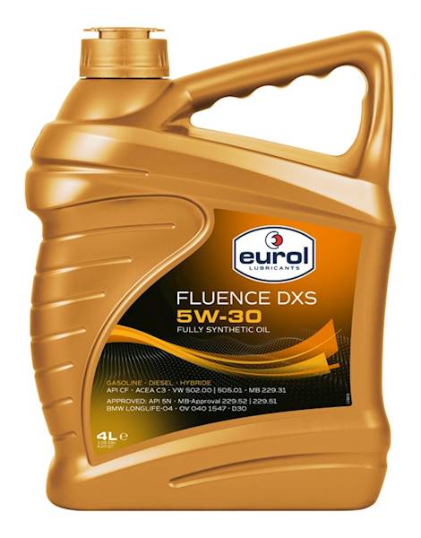 OLEJ EUROL FLUENCE DXS 5W30 4L
APOI SN/CF; ACEA A3/B4(07); ACEA C3(2012); GM Dexos2; VW 502.00, VW 505.00; VW 505.01; MB-Approval 229.51, MB-Approval 229.52; MB229.31; Ford m2C-917A; GM-LL-A-025/B-25; BMW Longlife-04