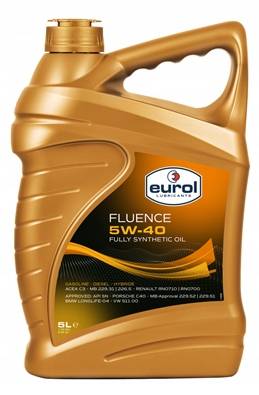 OLEJ EUROL FLUENCE 5W40 5L
API SN/CF; ACEA A3/B4(08), ACEA C3(2012); GM Dexos2;VW 500.00, VW 502.00;VW505.00;VW 505.02; MB-Approval 229.51; MB 229.31, Ford M2C0917A; BMW Longlife-04; RN0710