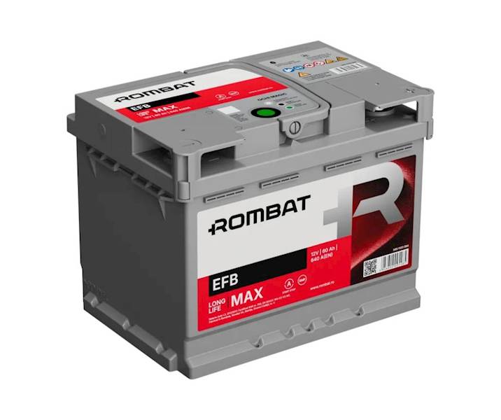 AKUMULATOR ROMBAT EFB 60AH 640A 12V START & STOP