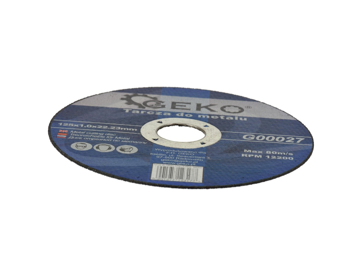 GEKO TARCZA DO METALU 125X1.0