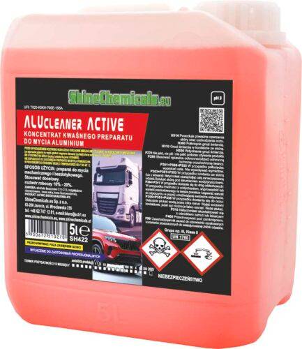 SHINE ALUCLEANER 5L SILNIE KWAŚNY PREPARAT MYJACY kwas