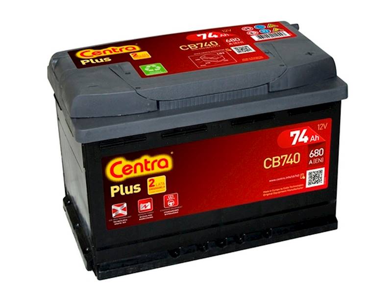 AKUMULATOR CENTRA PLUS CB740 74AH 680A