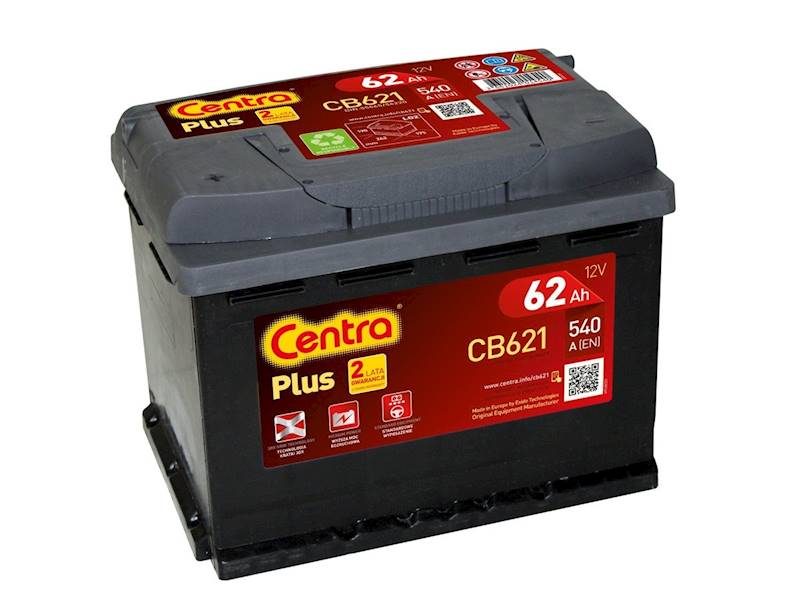 AKUMULATOR CENTRA PLUS CB620 62AH 540A 