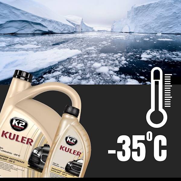 K2 KULER PŁYN DO CHŁODNIC RÓŻOWY 1L