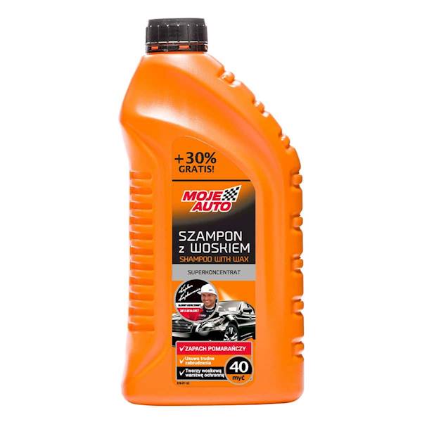 SZAMPON SAMOCHODOWY MOJE AUTO Z WOSKIEM 1,3L
