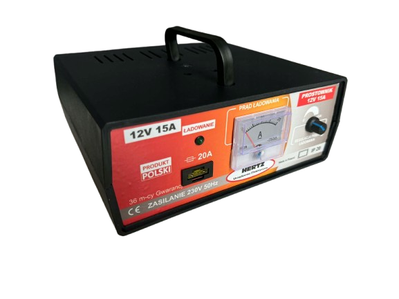 PROSTOWNIK HERTZ 12V 15A ANALOGOWY