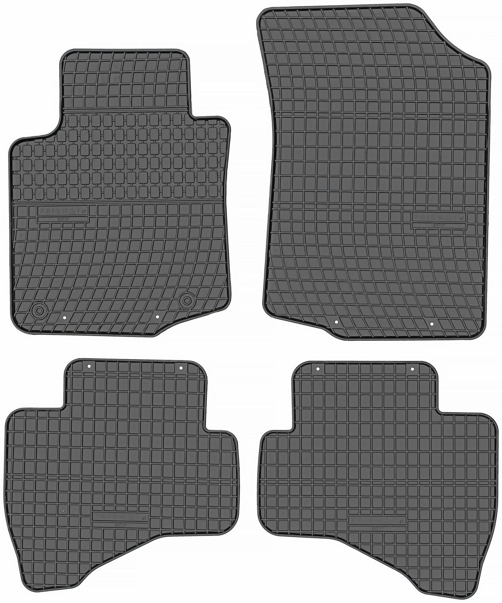 DYWANIKI SAMOCHODOWE CITROEN C1 05-14, PEUGEOT 107, TOYOTA AYGO I GUMOWE PREMIUM