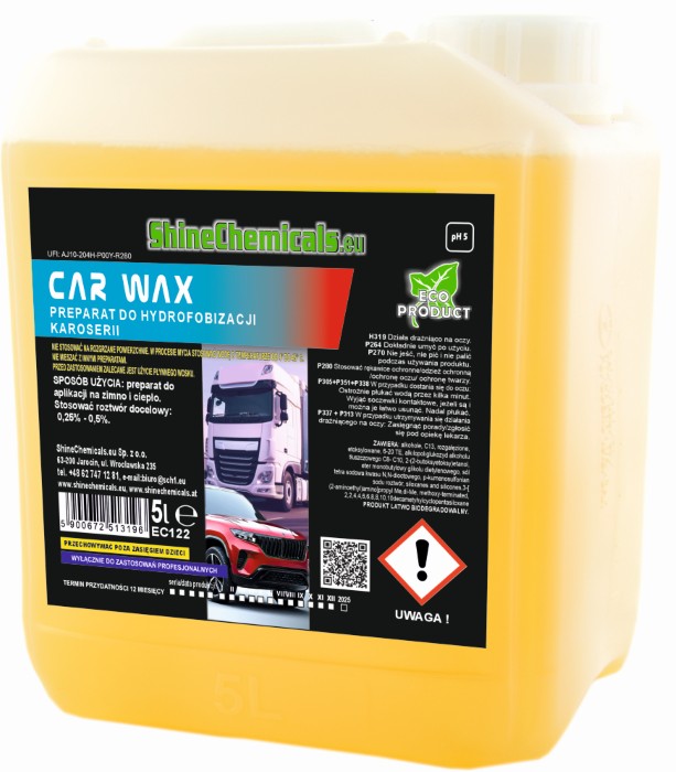 SHINE CARWAX-POLIMER 5L HYDROWOSK SAMOCHODOWY