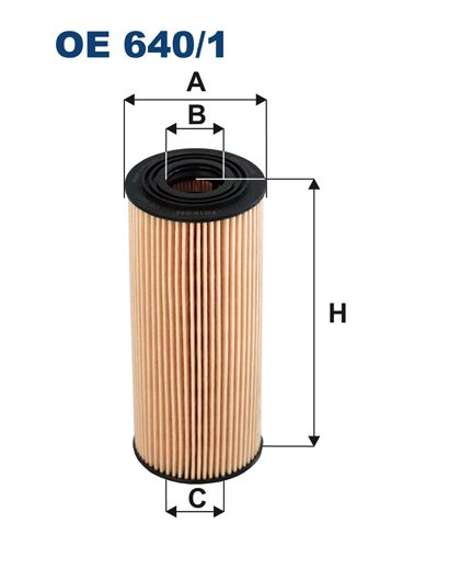 FILTR OLEJU FILTRON OE 640/1 074115562