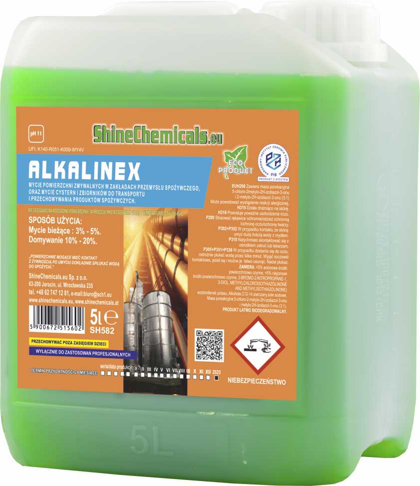SHINE ALKALINE FOAM PIANA MYJĄCA 5L ALKALINEX