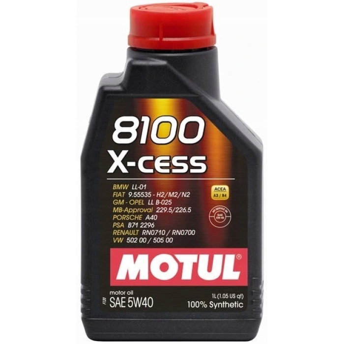 OLEJ MOTUL 5W40 8100 X-CESS 1L A3/B4
