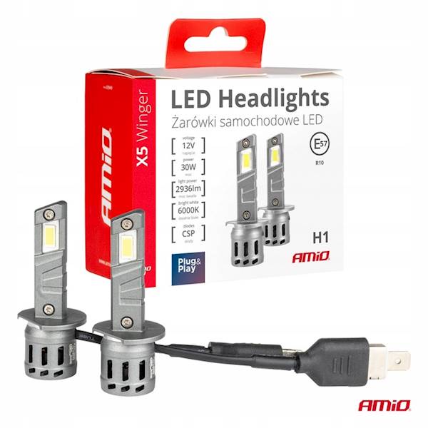 ŻARÓWKI LED AMIO H1 X5 WINGER 
