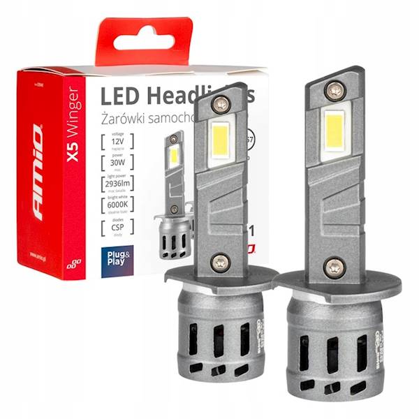 ŻARÓWKI LED AMIO H1 X5 WINGER 