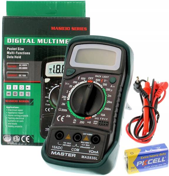 DOGITAL PROFESJONALNY MIERNIK MULTIMETR MAS830L
