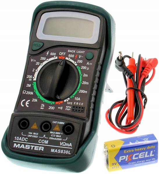 DOGITAL PROFESJONALNY MIERNIK MULTIMETR MAS830L