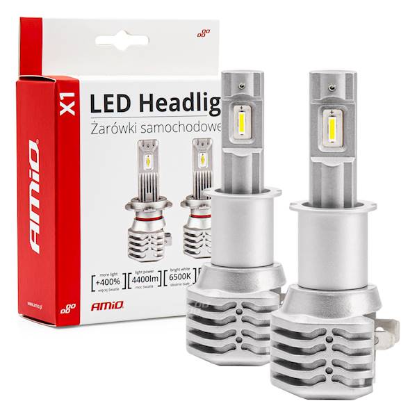 ŻARÓWKI LED AMIO H3 X1 2964 CANBUS