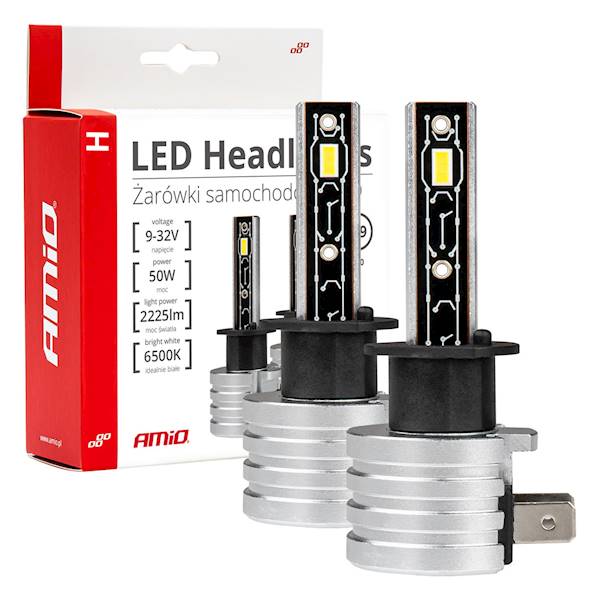 ŻARÓWKI AMIO LED H1 H-MINI 