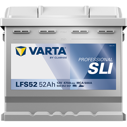 AKUMULATOR VARTA DYNAMIC SLI 52AH 470A 12V P+