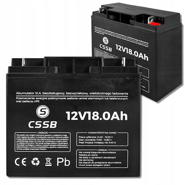 AKUMUKATOR PRZEMYSŁOWY LAMEX ŻELOWY 12V 18AH LX12180CS