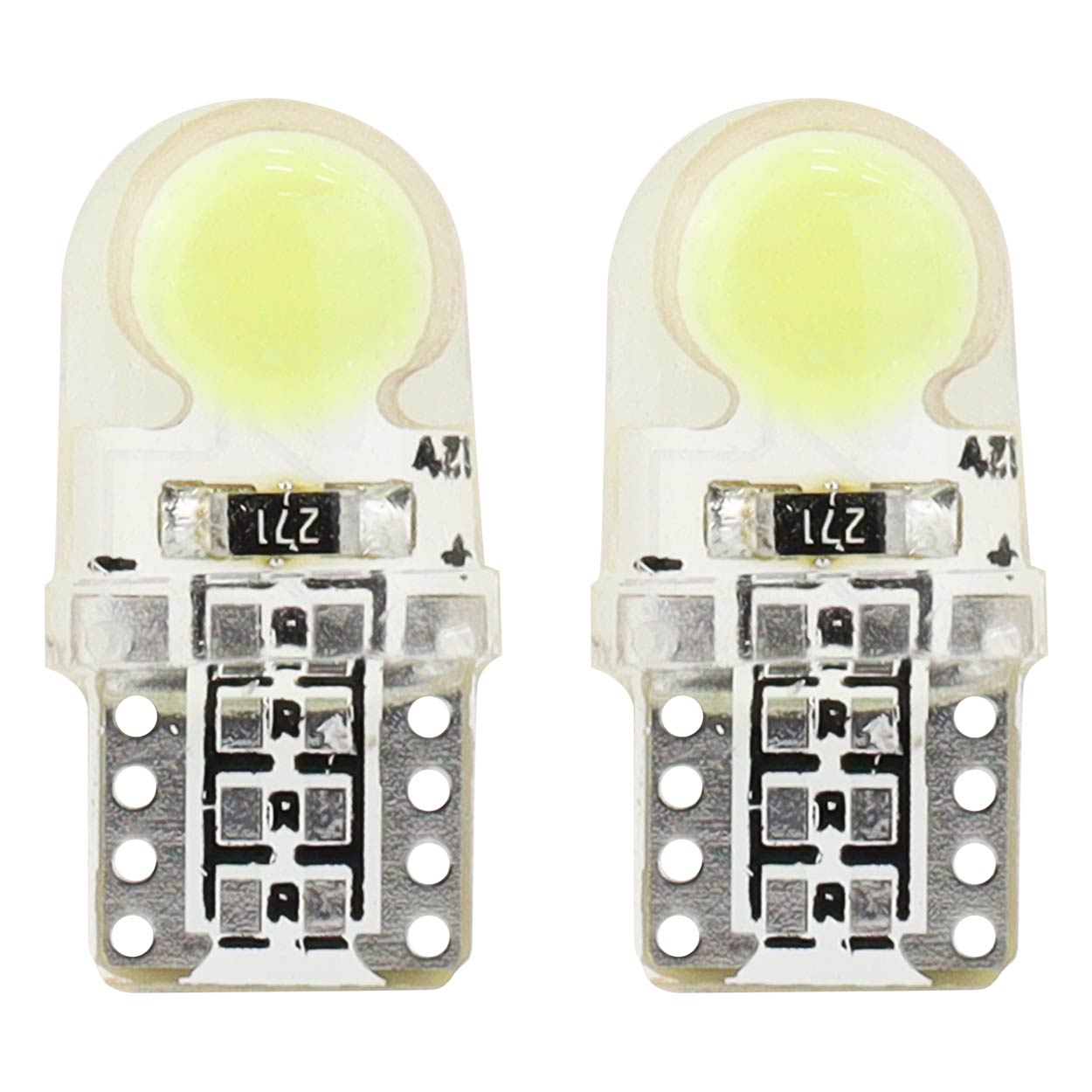 ŻARÓWKI LED STANDARD WHITE W5W T10E COB 12V 