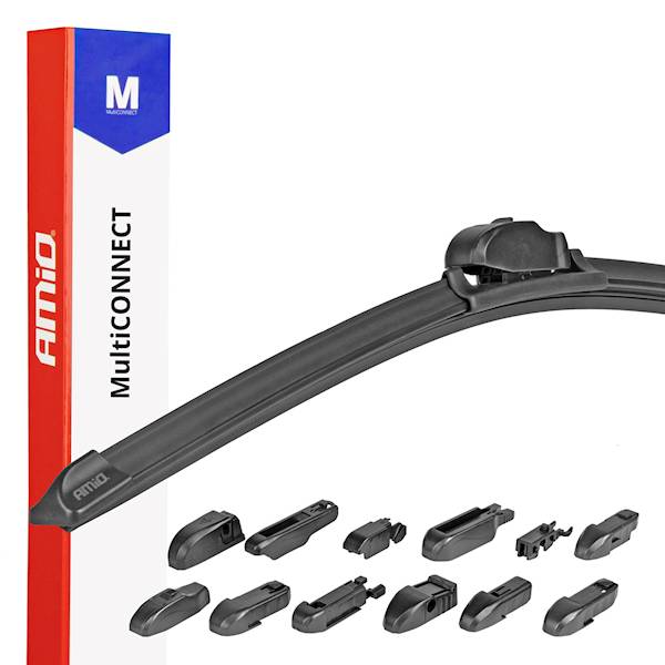 PIÓRO WYCIERACZKI AMiO MULTICONNECT 28" 700mm 12 ADAPTERÓW AMIO-01201
