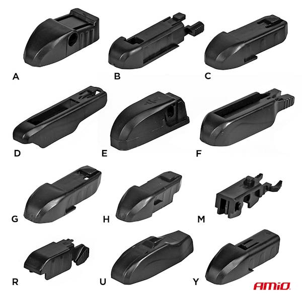 PIÓRO WYCIERACZKI AMiO MULTICONNECT 28" 700mm 12 ADAPTERÓW AMIO-01201