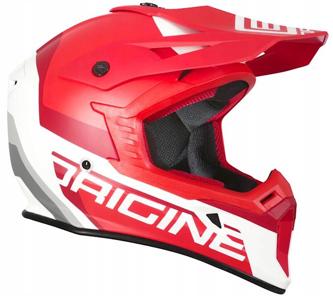 KASK ORIGINE HERO MX RED-WHITE MATT L HOMOLOGACJA