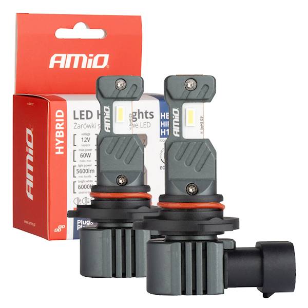 ŻARÓWKI LED AMIO HB3 HIR1 HYBRID CANBUS