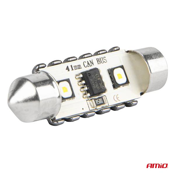 ŻARÓWKI LED AMIO C5W 41mm CANBUS 12V 24V