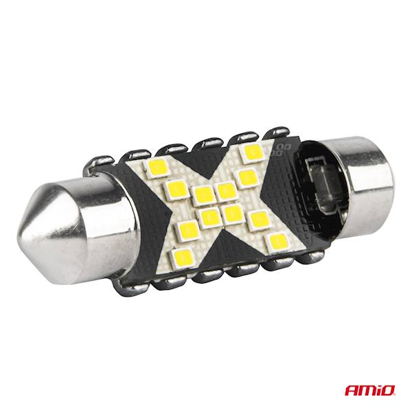 AMIO ŻARÓWKI LED CANBUS FRSTOON 12SMD C5W 36MM 12V/24V