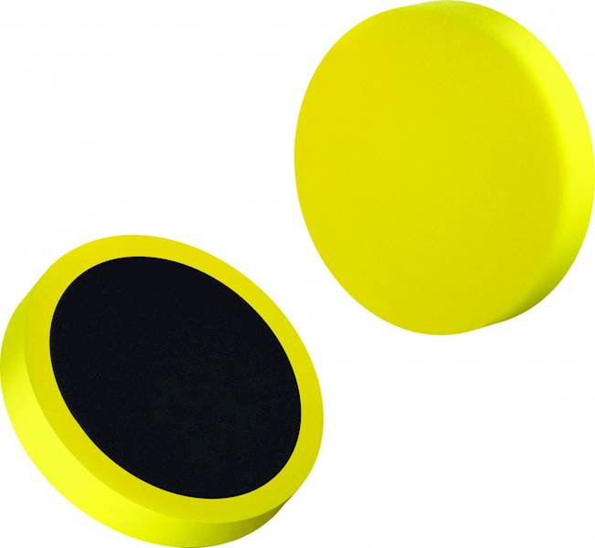 BOLL GĄBKA PAD DO POLEROWANIA NA RZEP 150MM ŻÓŁTY 
