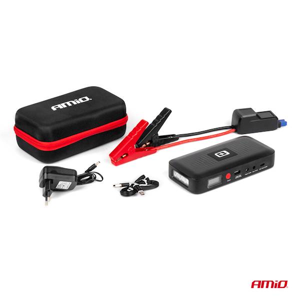 JUMP STARTER 12V 12AH 800A URZĄDZENIE ROZRUCHOWE z INDUKCJĄ AMIO