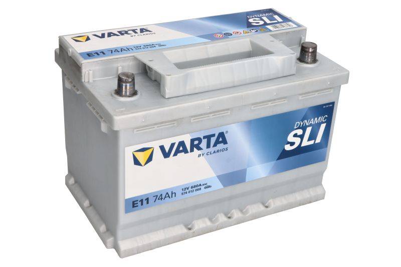 AKUMULATOR VARTA DYNAMIC SLI 74AH 680A 12V P+