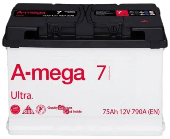 AKUMULATOR 75AH 790A Amega 7 PREMIUM M7 ULTRA