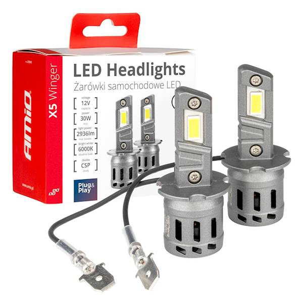 ŻARÓWKI LED AMIO H3 WINGER 