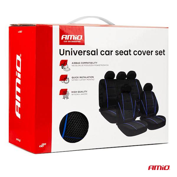 POKROWCE SAMOCHODOWE UNIWERSALNE PRZÓD + TYŁ AMIO 04618