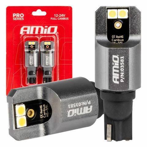 ŻARÓWKI LED AMIO CANBUS W16W 12-24V