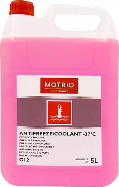 PŁYN DO CHŁODNIC OE RENAULT MOTRIO G12 5L CZERWONY