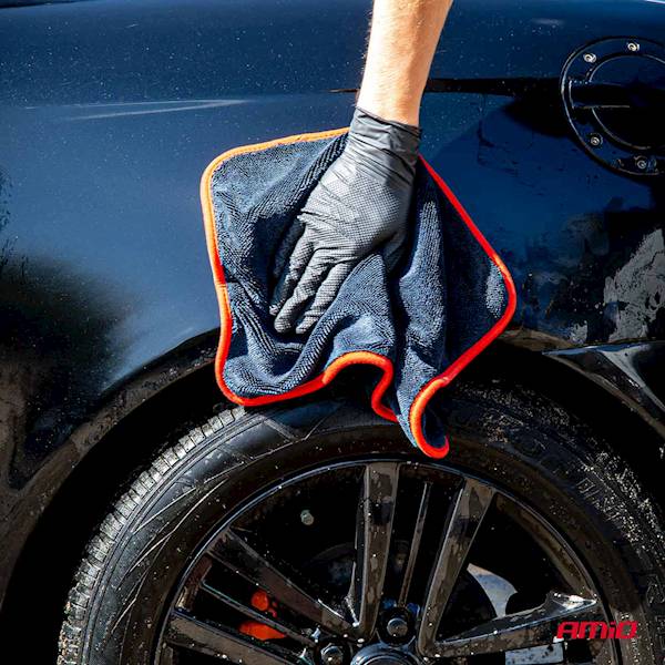 AMIO DWUSTRONNY RĘCZNIK DO OSUSZANIA SAMOCHODU 1200 GSM 30X40