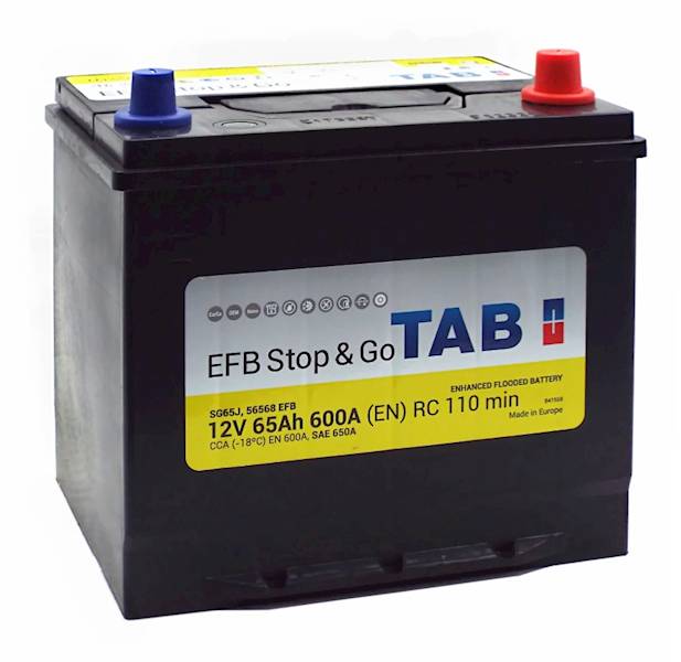 AKUMULATOR TAB 65AH 600A EFB START/STOP JAP P+