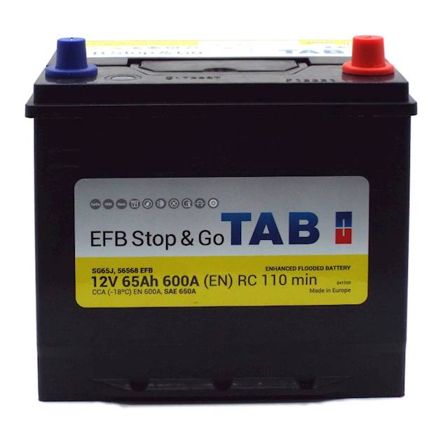 AKUMULATOR TAB 65AH 600A EFB START/STOP JAP P+
