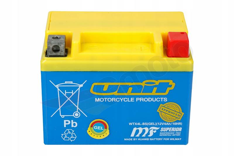 AKUMULATOR MOTOCYKLOWY UNIT WTX4L-BS YTX4L-BS MTX4L-BS 