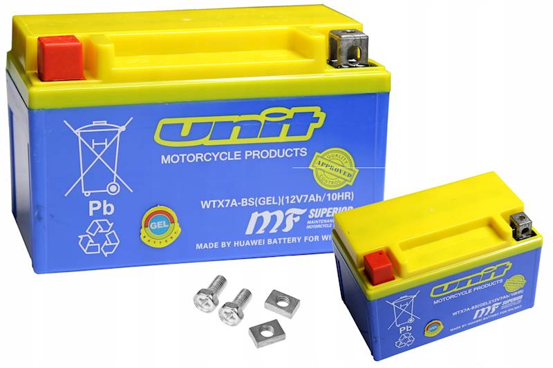 AKUMULATOR MOTOCYKLOWY UNIT WTX7A-BS YTX7A-BS MTX7A-BS