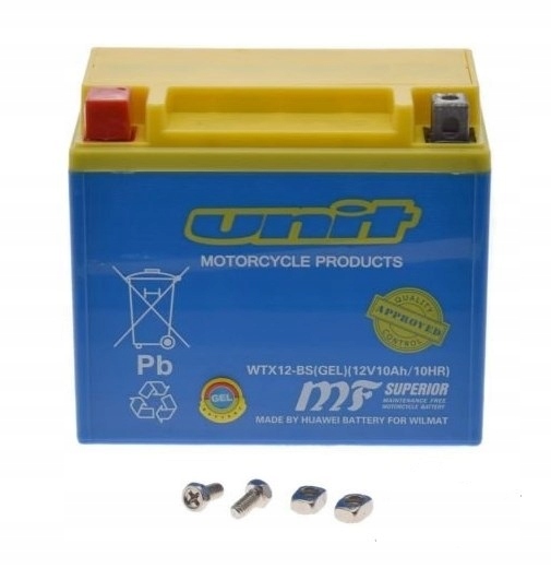 AKUMULATOR MOTOCYKLOWY UNIT WTX12-BS YTX12-BS MTX12-BS