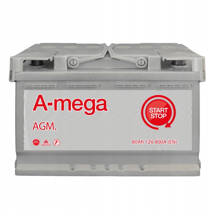 AKUMULATOR AGM 80AH 800A A-MEGA