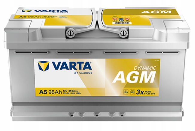 AKUMULATOR VARTA DYNAMIC 95AH 850A AGM