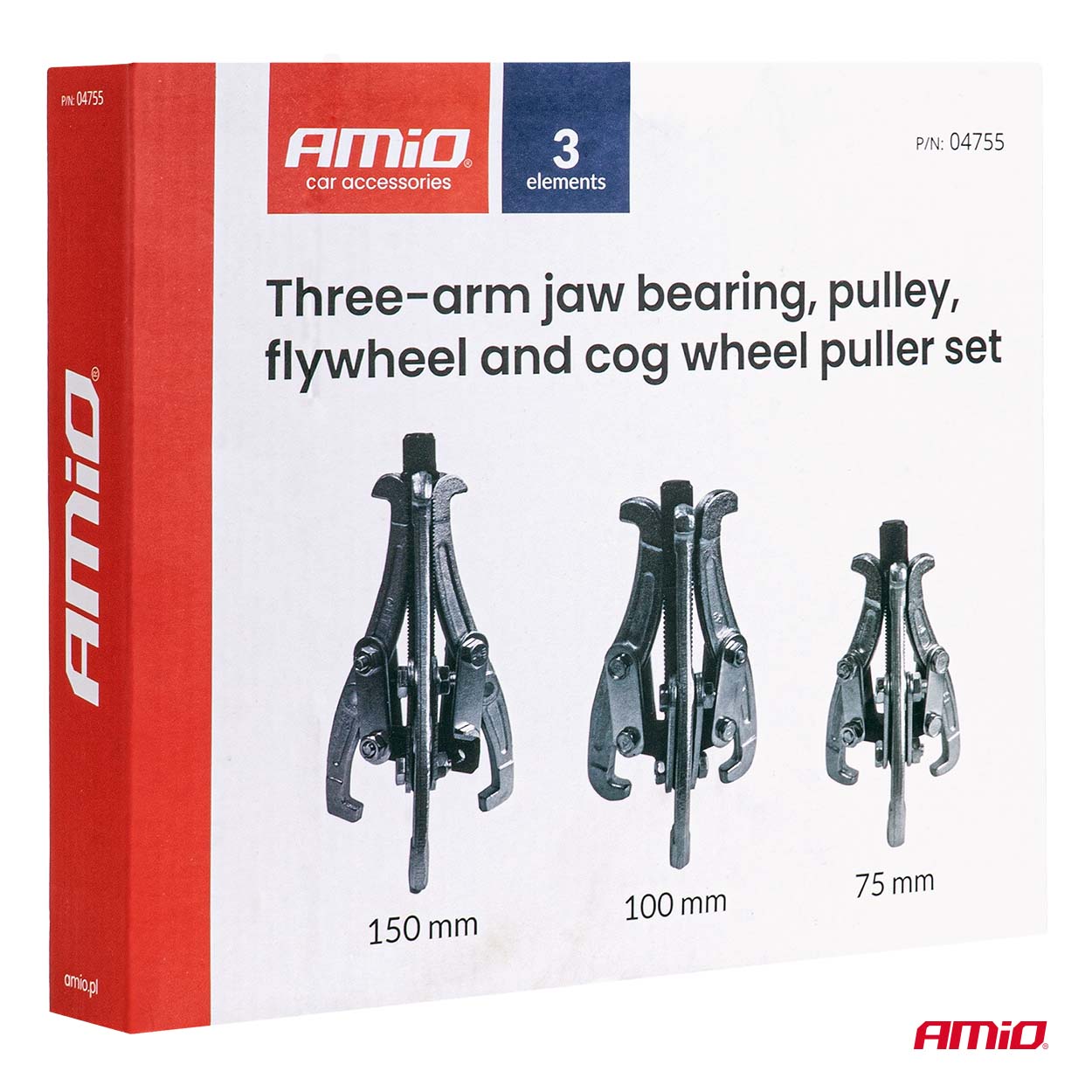 AMIO ZESTAW TRÓJRAMIENNYCH DO ŁOŻYSK ORAZ KÓŁ PASOWYCH 