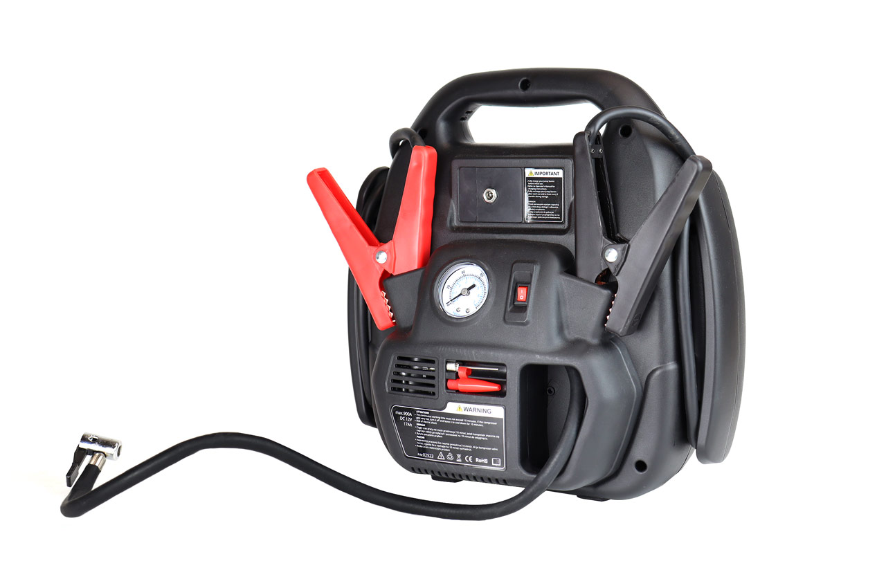JUMP STARTER 12V 17AH 900A URZĄDZENIE ROZRUCHOWE AMIO 4 W 1